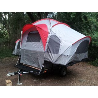 Lifetime Deluxe Tent Trailer Kit (Grey/Red)  Pop Up Camper  Sports & Outdoors