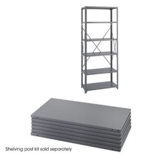 Safco Products 24 Industrial Steel Shelving in Dark Gray