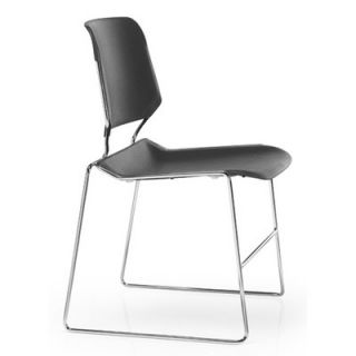 KI Furniture Matrix Stack Chair with Chrome Frame