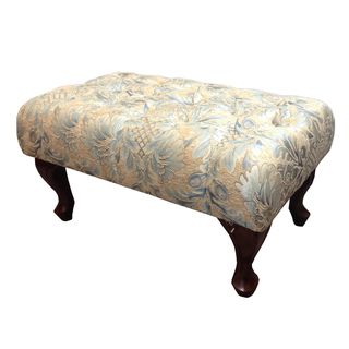 Classic Button tufted Bench Ottoman
