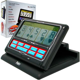 Trademark Global Portable Touch Screen Video Poker 7 in 1 Game (10 41975)
