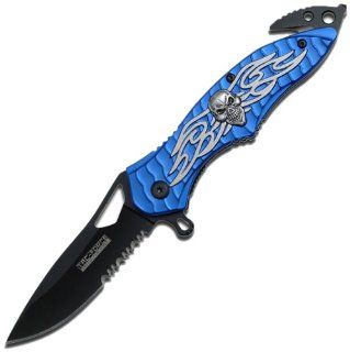 Tac Force TF 734BL Tactical Assisted Opening Folding Knife 4.5 Inch Closed  Tactical Folding Knives  Sports & Outdoors