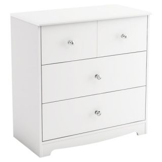 Little Jewel collection Finish Pure White 3 Practical drawers