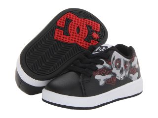 DC Kids Phos Lighted Boys Shoes (Black)