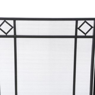 Uniflame Corporation 3 Panel Wrought Iron Fireplace Screen with