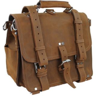 Vagabond Traveler Heavy Duty Medium Full Leather Briefcase and