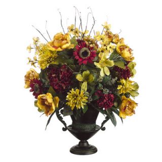 Tori Home 32 Mum, Peony, Sunflower and Hydrangea Floral Arrangement
