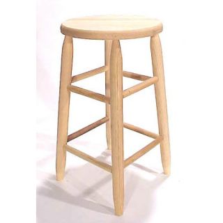 24 Round Top Backless Barstool