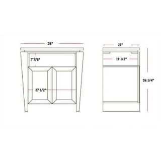 Furnitech Modern 36 TV Stand