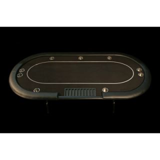 BBO Poker V5 Series Specialized Poker Table with Black Playing Surface