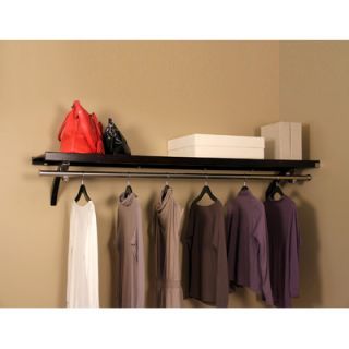 John Louis Inc. Woodcrest Shelf with Optional Wardrobe Bar