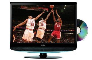Haier HLC19R 19 Inch Widescreen LCD HDTV with Built In DVD Player (Black) Electronics