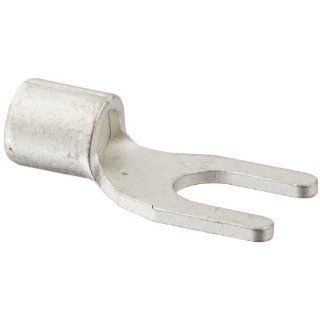 NSI Industries S12 10 S Uninsulated Spade Terminal, Small Packs, 12 10 Wire Size, 10" Stud Size, 0.354" Width, 0.717" Length