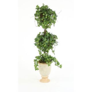 Distinctive Designs Silk Ivy Double Ball Topiary in Northampton Urn