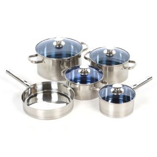 Gourmet Chef Stainless Steel 14 Piece Cookware Set