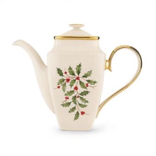 Holiday Square Coffeepot with Lid