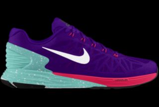 Nike LunarGlide 6 iD Custom Kids Running Shoes (3.5y 6y)   Purple
