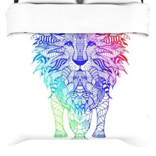 KESS InHouse Rainbow Lion Duvet Cover Collection
