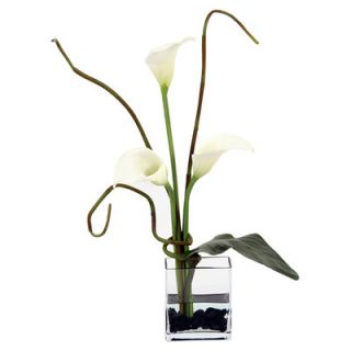 Silk Arrangement in Rectangular Glass