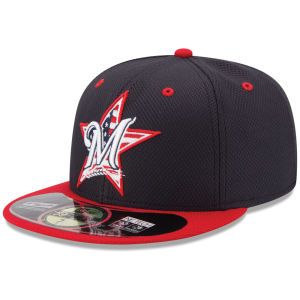 Milwaukee Brewers New Era MLB 2014 AC July 4th Stars & Stripes 59FIFTY Cap
