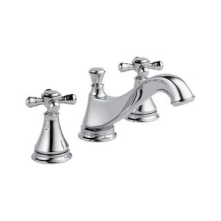 Delta Cassidy Double Handle Widespread Bathroom Faucet   3595LF MPU