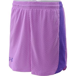 UNDER ARMOUR Womens Trophy Shorts   Size Medium, Exotic Bloom/pride
