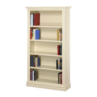 Wood Designs Hampton 84 Bookcase in Pearl White