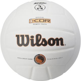 WILSON i COR Power Touch Indoor Volleyball   Size Official, White