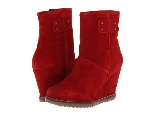 SKECHERS SKCH Plus 3   Short Wedge Boot Womens Zip Boots (Red)
