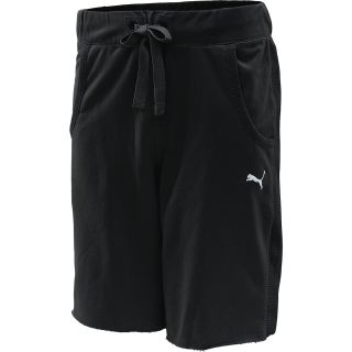 PUMA Mens Lifestyle 10 Sweat Shorts   Size Small, Black