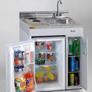 Avanti 30 Complete Compact Kitchen with Refrigerator
