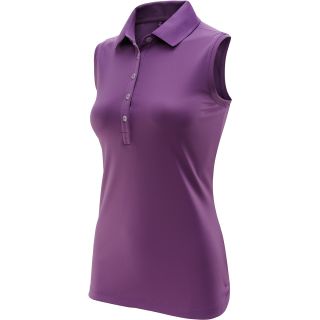 NIKE Womens Jersey Sleeveless Golf Polo   Size XS/Extra Small, Violet Shade