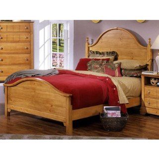 Cottage Panel Bed Size King, Finish Pine Home & Kitchen