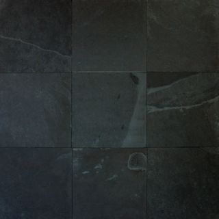 MSI 16 x 16 Cleft Slate Tile in Montauk Black