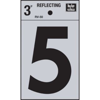 Hy Ko Self Stick Reflective Number