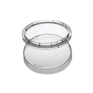 Corning Gosselin BB60 01 Polystyrene Round Domed Petri Dish, Sterile, Not Vented, 65mm D x 15mm H (Case of 720) Science Lab Petri Dishes