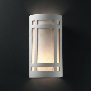 Justice Design Group Ambiance Craftsman 1 Light Outdoor Wall Sconce
