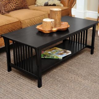International Concepts Mission Coffee Table with Drawer