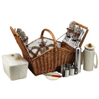 Picnic At Ascot Huntsman Basket for Four with Coffee Service in London