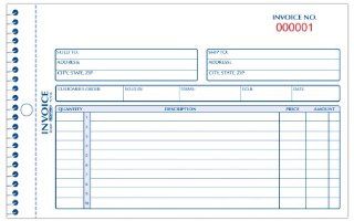 Rediform Wirebound Invoice Book, 5.5 x 7.875, 50 Pages (7L721S)  Account Books 