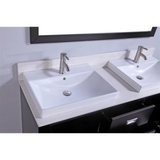 Legion Furniture 60” Solid Wood Bathroom Vanity Set