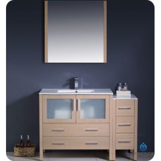 Fresca Torino 48 Modern Bathroom Vanity with Side Cabinet and