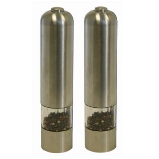 itouchless Automatic Pepper and Salt Grinder in Brushed Stainless