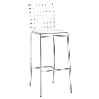 Cross Barstool in White