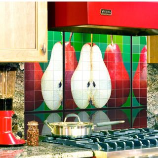LMT Tile Murals Pears Kitchen Tile Mural in Multi Colored