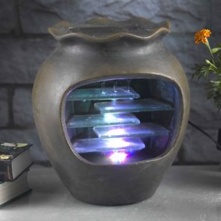 Fountain Cellar Harmonia Pot Tabletop Fountain With LED Light