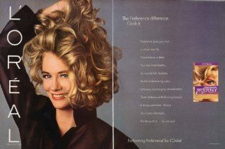 Cybill Shepherd for Preference by L'Oreal ad 1989 Entertainment Collectibles