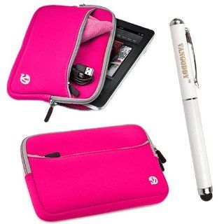 (Magenta) VG Neoprene Sleeve Cover for Zeepad 7.0 AllWinner MID744B A13 / Chromo Inc CHR 2419 7" Android Tablets + VanGoddy Stylus Pen & Laser Computers & Accessories