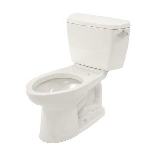 TOTO CST744SLR 01 Drake 2 Piece Ada Toilet with Elongated Bowl and Right Hand Trip Lever, Cotton White   Two Piece Toilets  