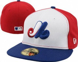 Montreal Expos Cooperstown 59FIFTY Fitted Hat  Sports Fan Baseball Caps  Sports & Outdoors